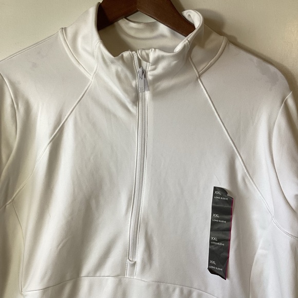 All in Motion Active Wear White Sports Jacket Size XXL NWT - Picture 3 of 6